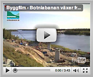 Byggfilm: Botniabanan 3, Umeå