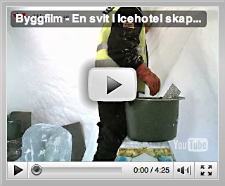 En svit i ICEHOTEL växer fram